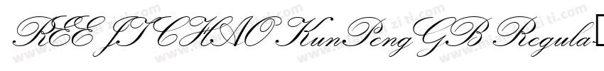 REEJI CHAO KunPengGB Regula字体转换